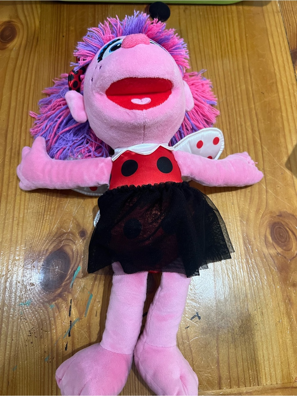 Abby Cadabby Ladybug Fairy Sesame Place Plush Toy 15"